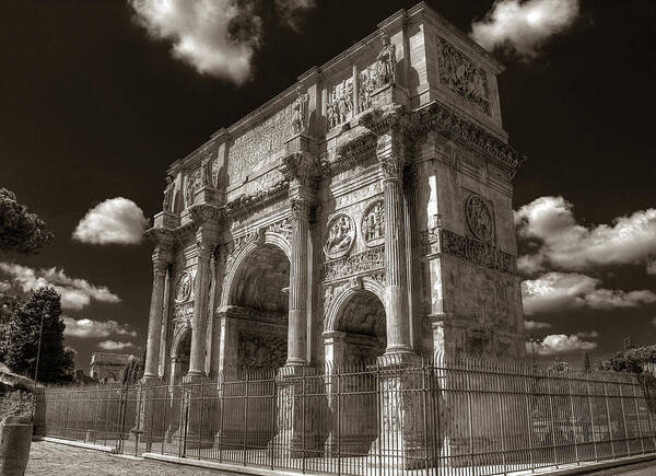 Arch Poster featuring the photograph Arch of Constantine by Michael Kirk