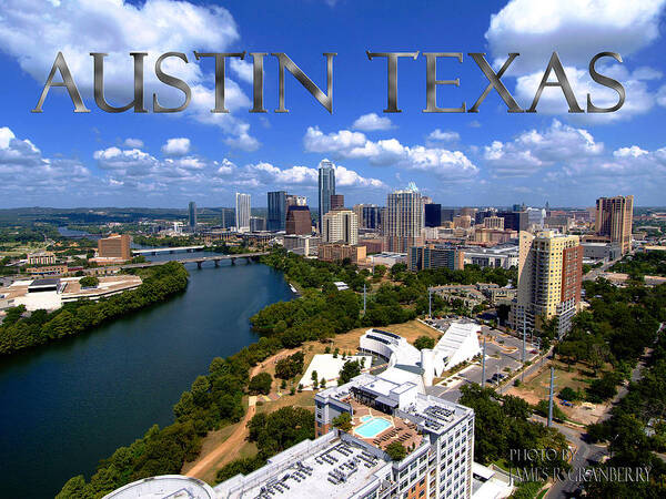 Austin Poster featuring the photograph Austin Texas by James Granberry