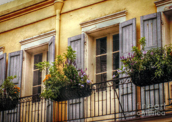 New Orleans Poster featuring the photograph French Quarter Balcony by Valerie Reeves