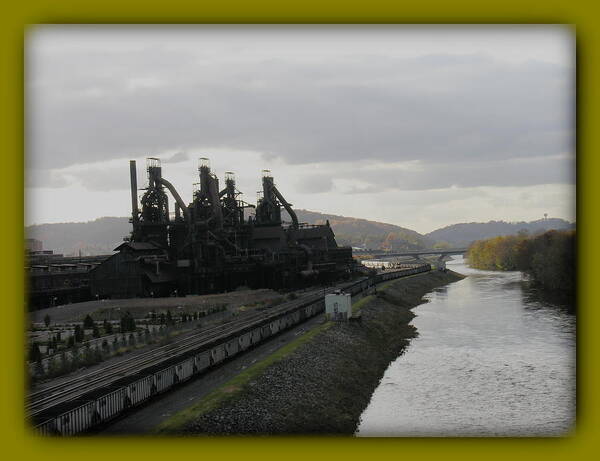 Bethlehem Steel Poster featuring the photograph Bethlehem Steel by Jacqueline M Lewis