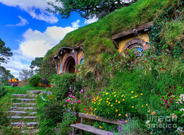 Bilbo Baggins Poster featuring the photograph Bilbo Baggins House 2 by Sue Karski