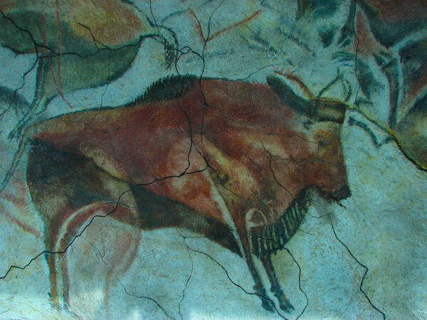 Cave Dweller Poster featuring the digital art Bison Buffalo by Unknown