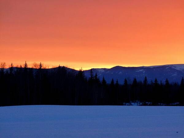 Blue Hour Sunset Poster featuring the photograph Blue Hour Sunset by Will Borden