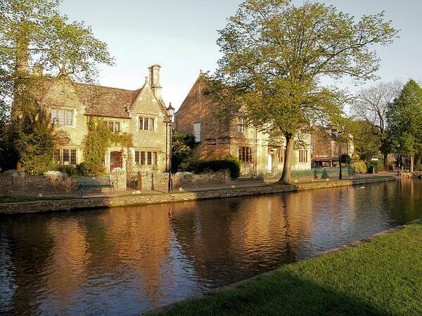 River Poster featuring the photograph Bourton on the Water by Ron Harpham