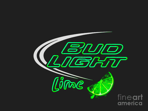  Poster featuring the photograph Bud Light Lime 2 by Kelly Awad