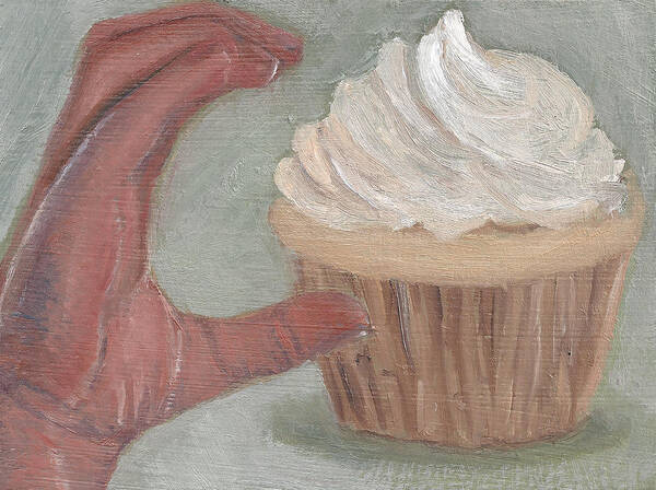 Asl Poster featuring the painting C is for Cupcake by Jessmyne Stephenson
