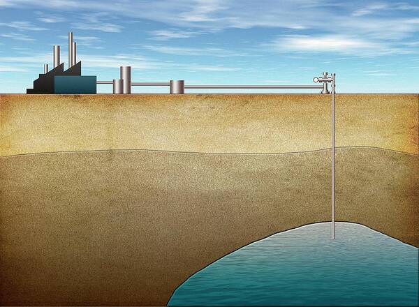 Carbon Dioxide Poster featuring the photograph Carbon Capture Technology by Mikkel Juul Jensen