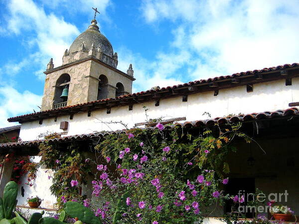  Poster featuring the photograph Carmel Mission 5 by Theresa Ramos-DuVon