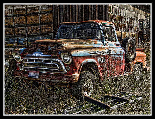 Ron Roberts Photography Poster featuring the photograph Chevy Truck by Ron Roberts