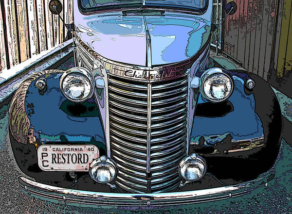 Classic Chevy Pickup 1 Poster featuring the photograph Classic Chevy Pickup 1 by Samuel Sheats
