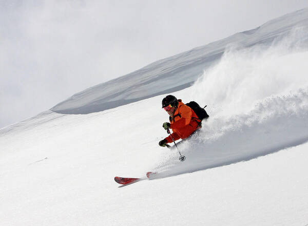 Ski Poster featuring the photograph Cold Smoke by Wasatch Light