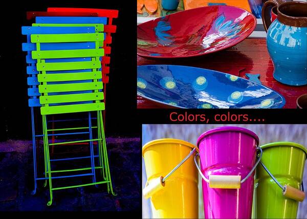 Colors Poster featuring the photograph Color your Life 1 by Dany Lison