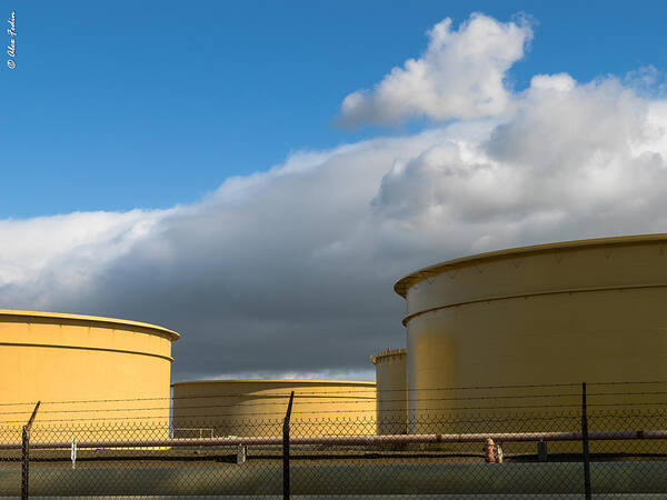 Storage Poster featuring the photograph Crude Oil Storage by Alexander Fedin