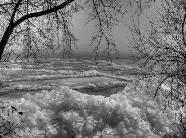 Ice Heave Poster featuring the photograph Crushed Ice by Thomas Young