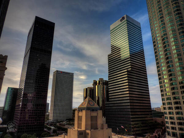 Downtown Los Angeles Poster featuring the photograph Downtown Los Angeles 005 by Lance Vaughn