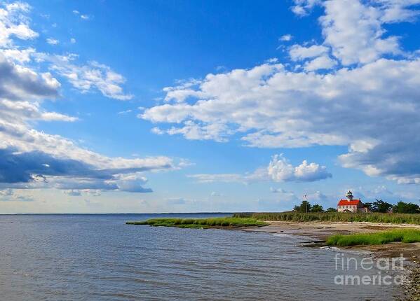 East Point Lighthouse Poster featuring the photograph East Point by Nancy Patterson