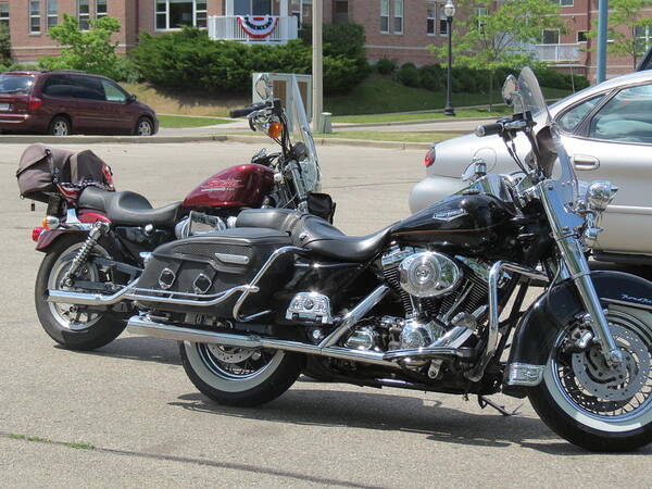 Harley Davidson Poster featuring the photograph Feel The Wind In Your Face by Kay Novy