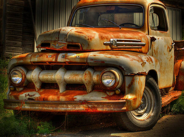 Fifty Two Ford Truck Poster featuring the photograph Fifty Two Ford by Thomas Young