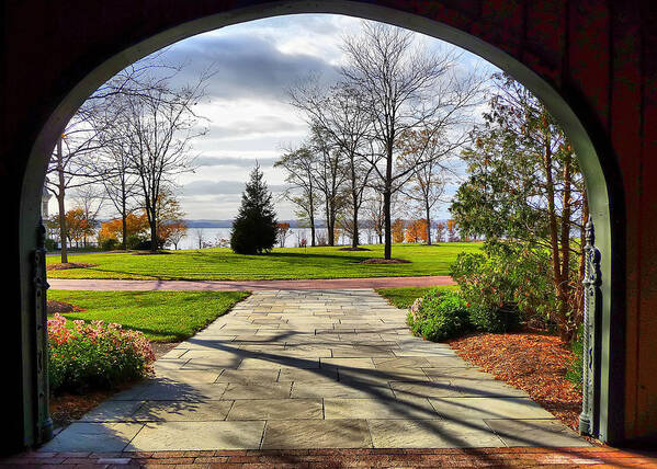 Finger Lakes Poster featuring the photograph Finger Lakes View from Mackenzie Childs by Mitchell R Grosky