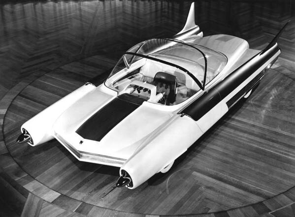 1950's Poster featuring the photograph Ford FX-Atmos Concept Car by Underwood Archives