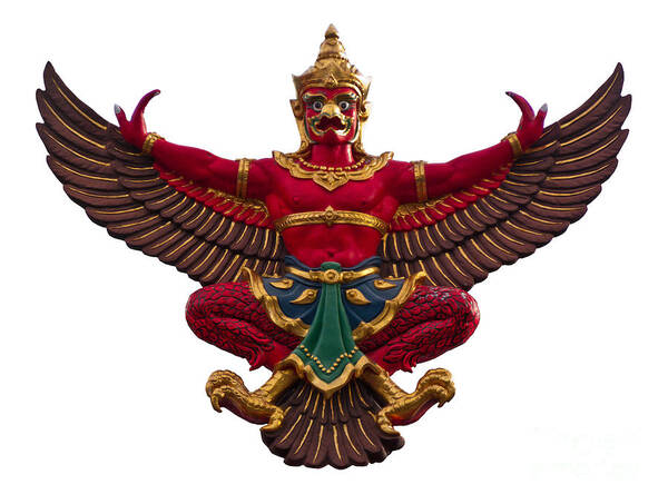 Thailand Poster featuring the photograph Garuda by Tosporn Preede