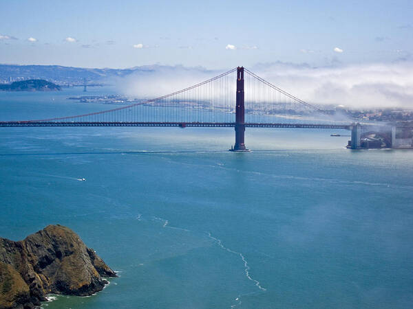 San Francisco Poster featuring the photograph Golden Gate View by Russell Todd