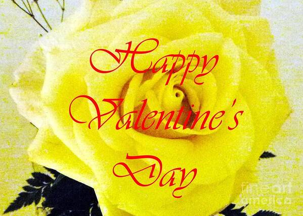 Happy Valentine's Day Poster featuring the photograph Happy Valentine's Day by Barbie Corbett-Newmin