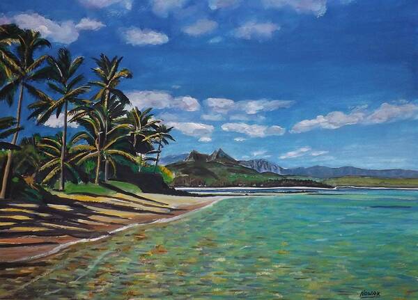 Hawaii Poster featuring the painting Hawaiian Paradise by Richard Nowak