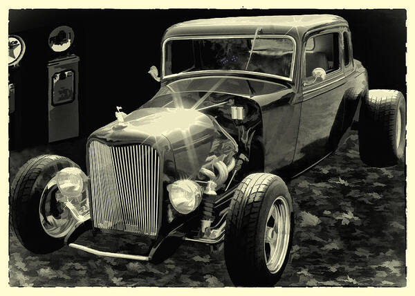 Little Deuce Coupe Poster featuring the digital art Heading to Paradise Road by Gary Baird