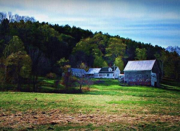 Hill Farm Poster featuring the photograph Hill Farm by Joy Nichols