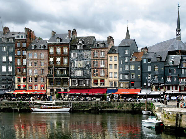 Honfluer Poster featuring the photograph Honfleur. France by Jennie Breeze