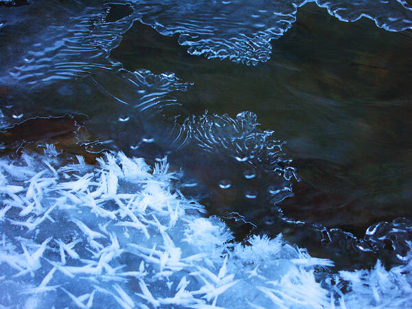 Winter Poster featuring the photograph Ice Crystals by James Knight