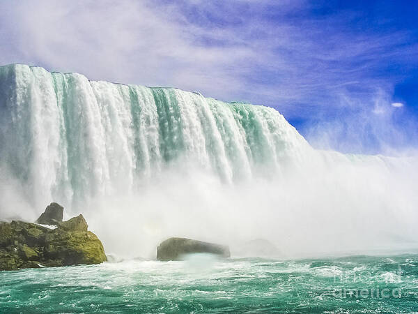 Niagara Falls Poster featuring the photograph Journey in to the Mist by Bianca Nadeau
