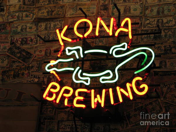 Beer Poster featuring the photograph Kona Brewing Company by Michael Krek