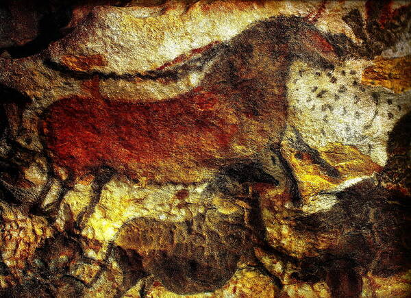 Lascaux Ii Poster featuring the photograph Lascaux II No. 1 - Horizontal by Jacqueline M Lewis