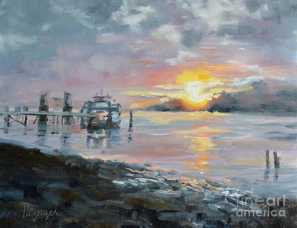 Pittenger Poster featuring the painting Lavish Sunrise by Lori Pittenger