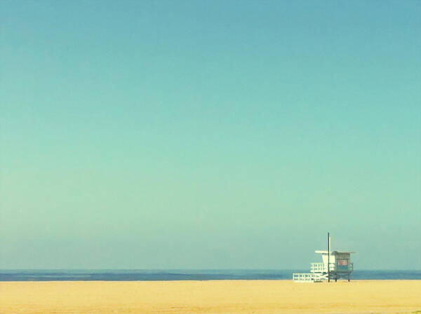 #faatoppicks Poster featuring the photograph Life Guard Tower by Denise Taylor