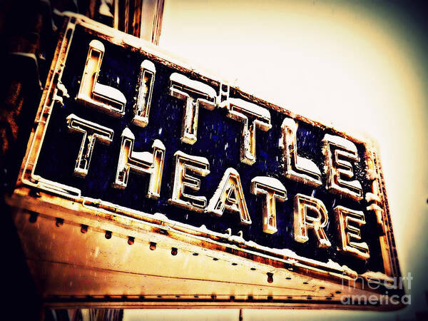 Theatre Poster featuring the photograph Little Theatre Retro by James Aiken