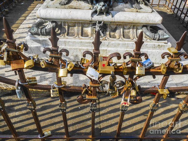 Florence Poster featuring the photograph Locks of Love-2 by Elizabeth M