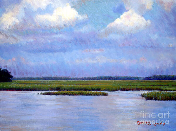 Low Country Poster featuring the painting Low Country High by Candace Lovely