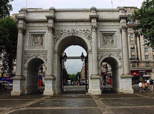 Marble Arch Poster featuring the photograph Marble Arch by Nicky Jameson