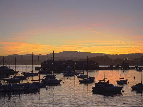 Sunrise Poster featuring the photograph Monterey Morning by Derek Dean