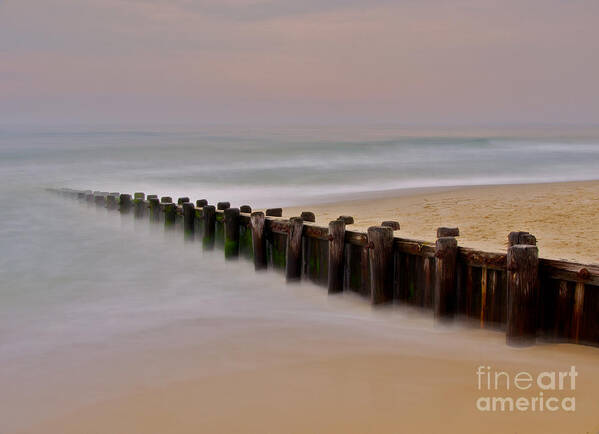 Lbi Poster featuring the photograph Morning Jetty by Mark Miller