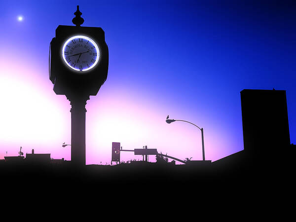 Hermosa Beach Poster featuring the photograph Morning Sunrise In Hermosa Beach by Phil Perkins