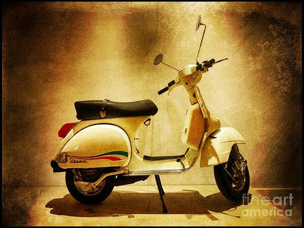 Italy Poster featuring the photograph Motor Scooter Vespa by Stefano Senise