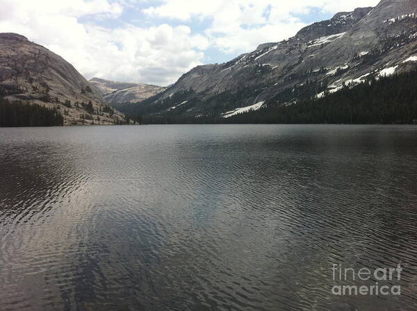 Water Poster featuring the photograph Mountain Lake by Mark Messenger