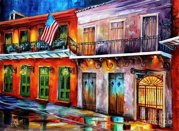 New Orleans Poster featuring the painting New Orleans' Preservation Hall by Diane Millsap