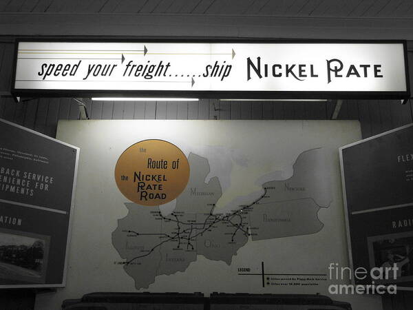 Trains Poster featuring the photograph Nickel Plate III by Michael Krek