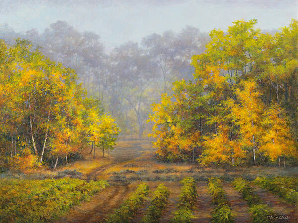 Landscape Poster featuring the painting Passage by Linda Heath Clark