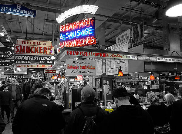 Philadelphia Poster featuring the photograph Philadelphia - Breakfast at Smucker's by Richard Reeve